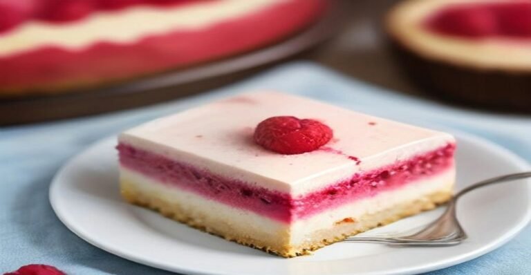Raspberry Cheesecake Bars Recipe (Easy)
